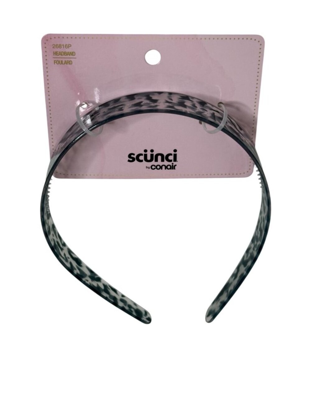 Scunci Gray Marble Headband Hair Accessory